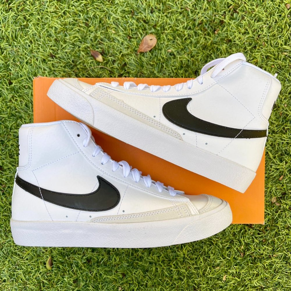 Nike Blazer mid white black shoes - Picture 4 of 4